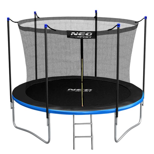 Trampolin til haven 8ft/252cm med indvendigt sikkerhedsnet og stige Neo-Sport