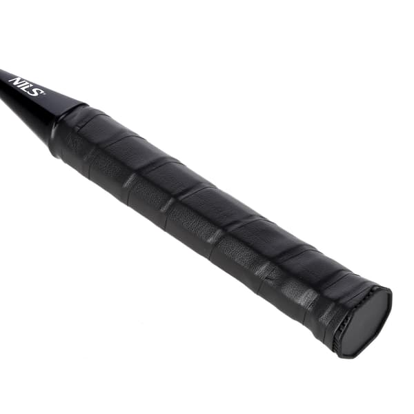 Badmintonset: 2 aluminiumracketar, 3 fjäderbollar, lock