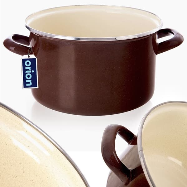 BRUN emaljegryde 20 cm, 3 l