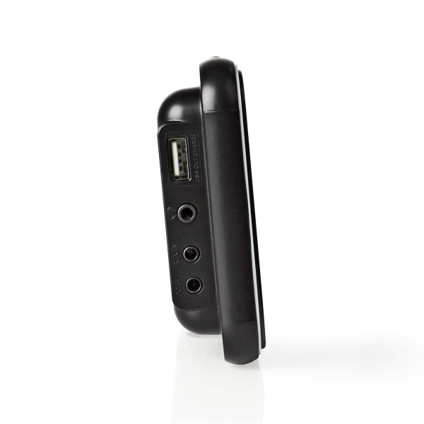Digital klockradio | LED Display | 1x 3.5 mm Audio Input | Tidsprojektion | AM / FM | Snooze-funktion | Sov timer | Antal alarm: 2 | Svart
