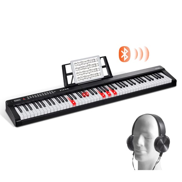 88-tangenters digitalpiano, halvviktat, Bluetooth MIDI