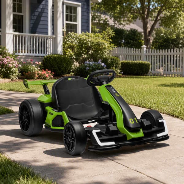 Elektrisk gokart för barn, 24V, driftläge, justerbar sits