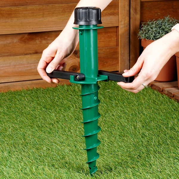 Haveparasolstativ skruet 44 cm