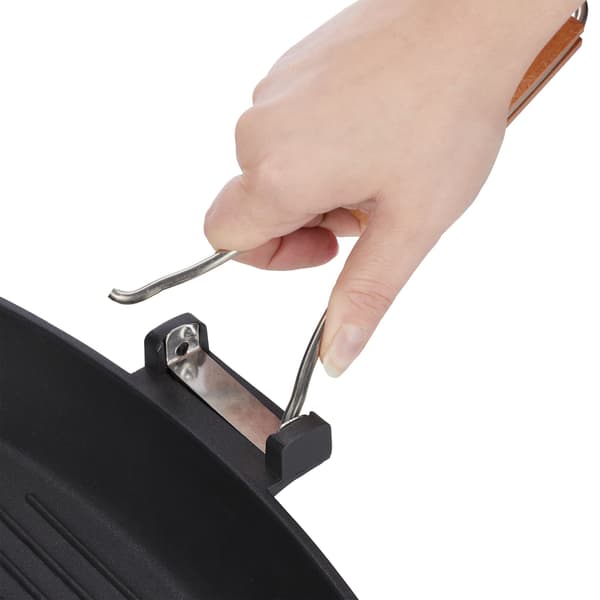 Grillpande med foldehåndtag