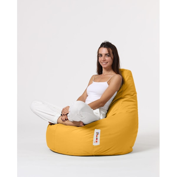 Garden Bean Bag Drop L - keltainen