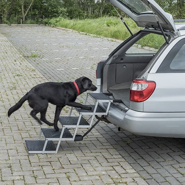 Hundtrappa i aluminium fällbar
