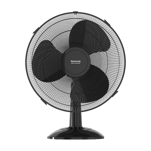 Bordventilator, 40 cm, 45 W, Oscillation, 3 hastigheder, Sort