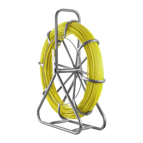 Glasfiberfiskebånd 500 ft 1/4 in, ikke-ledende stativ