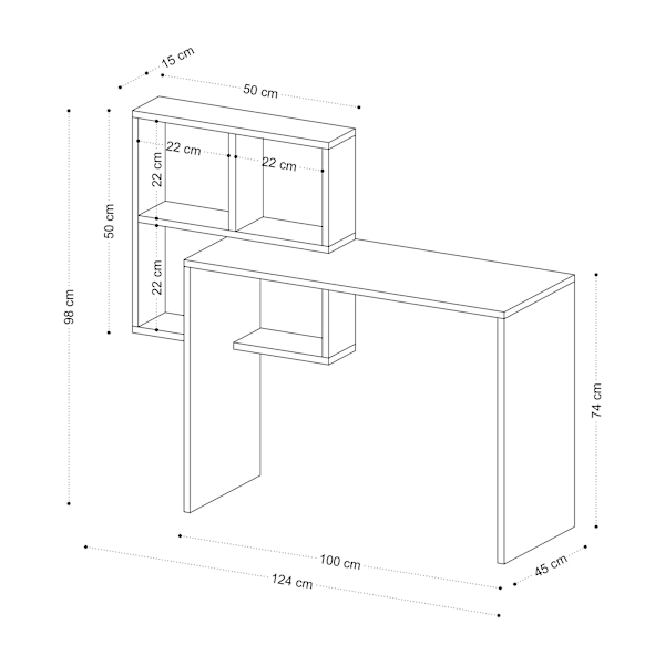 Studiebord Adell