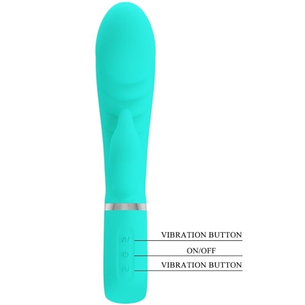 Pretty Love - Prescott Multifunktion G-Spot Vibrator Aqua Green