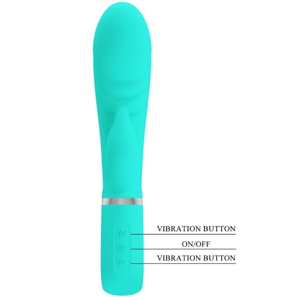 Pretty Love - Prescott Multifunktion G-Spot Vibrator Aqua Green