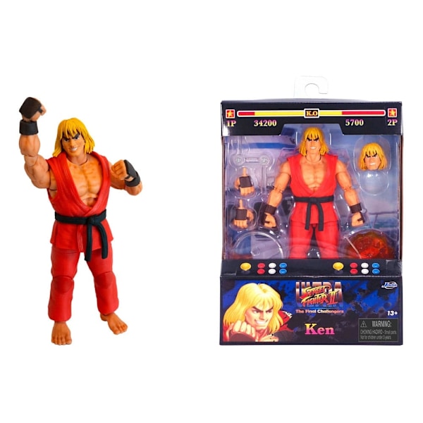 Ultra Street Fighter II: The Final Challengers Action Figur 1/12 Ken 15 cm