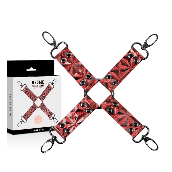 Begme - Red Edition Premium Vegansk Hog Tie i läder