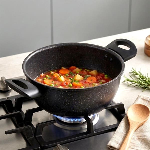 Granit Non-stick gryta, 20 cm, 2 l, diskmaskinssäker