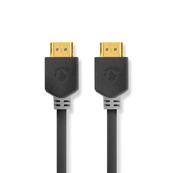High Speed ​​HDMI ™ Kaapeli Ethernet | HDMI™ liitin | HDMI™ liitin | 4K@60Hz | ARC | 18 Gbps | 0.50 m | Pyöreä | PVC | Antrasiitti | Ikkunallinen laat