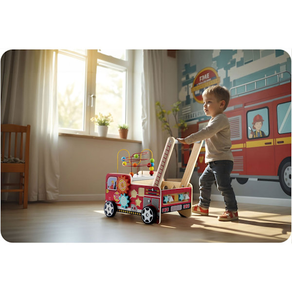 Trärullator pusher brandkår RK-873 Ricokids