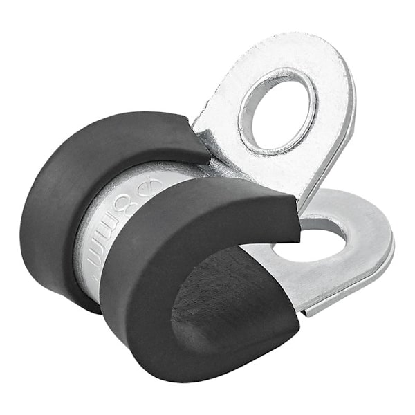 Kaapelikiinnike 8 mm kumisuojalla