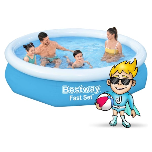 Udvidelseshavepool 244 x 61 cm 9i1 Bestway 57450