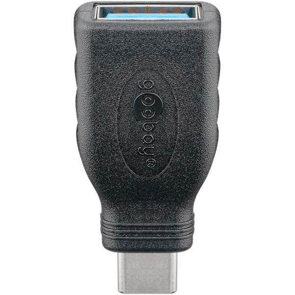 Goobay USB-A OTG til USB-C Adapter - Sort