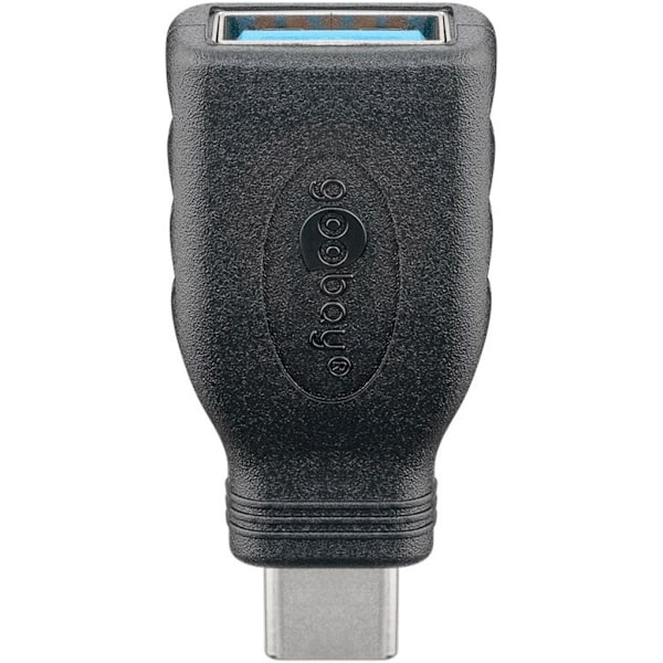 Goobay USB-A OTG - USB-C -sovitin - musta