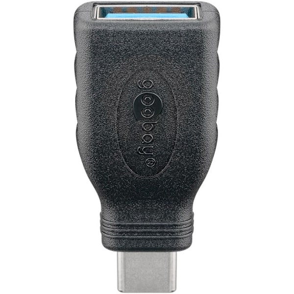 Goobay USB-A OTG - USB-C -sovitin - musta