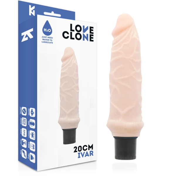 Loveclone - Ivar Self Lubrication Vibrator 20 Cm -O- 3,7 Cm