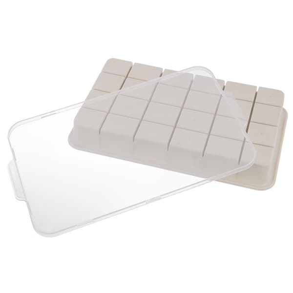 Iskubbricka med silikonlock, Beige, 22,5x13x3 cm