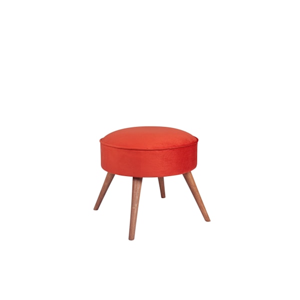 Pouffe Boyce - laatan punainen