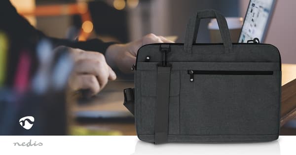 Notebook taske | 17 - 18 " | Bærestrop | 8 Rum | 30 mm | 320 mm | 460 mm | Polyester
