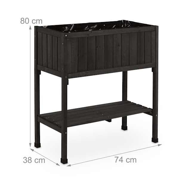 Højbed af gran