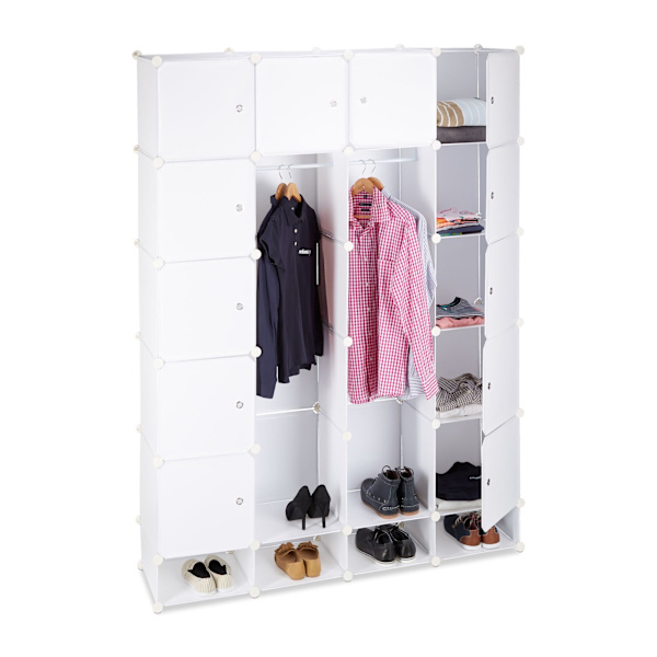 Indsatssystem til garderobe 18 rum