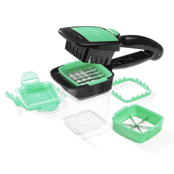 Nicer Dicer Quick - Vihannesleikkuri - Vihreä