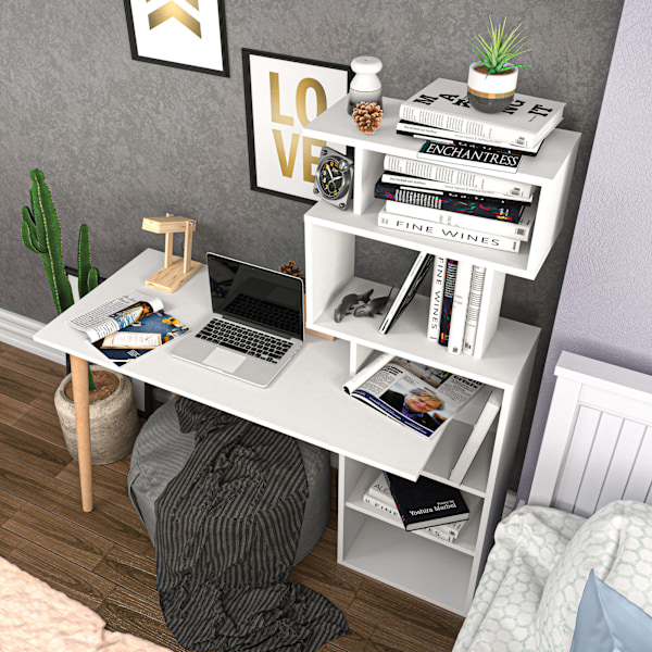 Studiebord Vina - Hvid