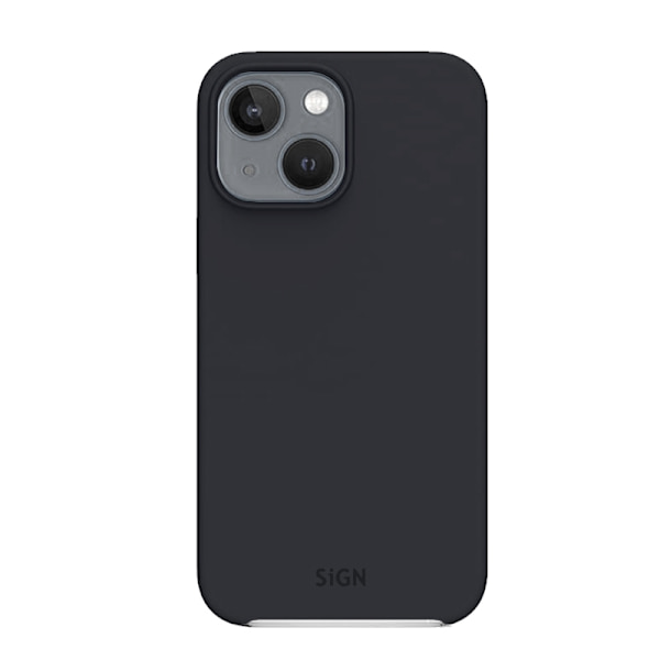 SiGN Liquid Silikone Cover til iPhone 13 - Sort