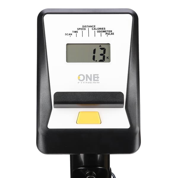 Magnetisk motionscykel, sort, justerbar modstand