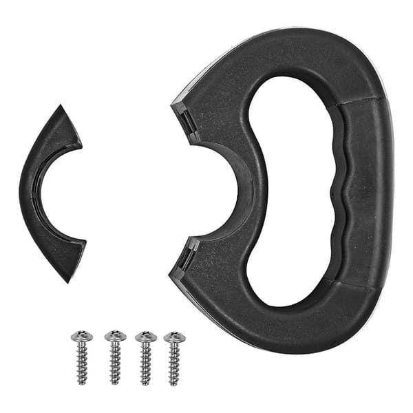 Jockey Wheel Kahva, musta, 48mm