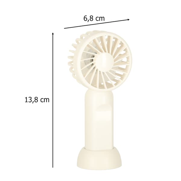 Bärbar USB-bordsfläkt, handhållen mini, 13,8 cm