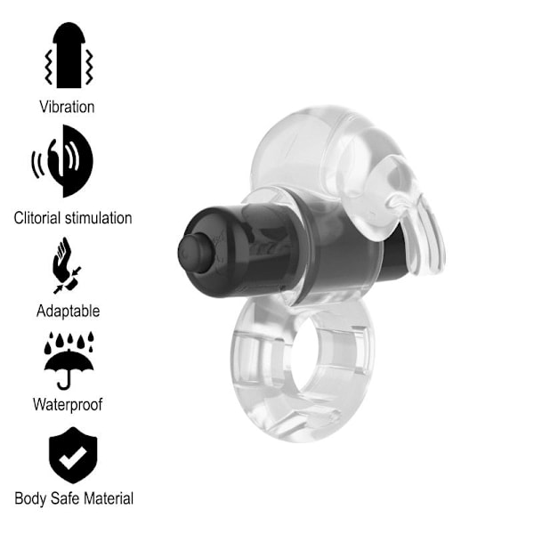 Intens - Fry Transparent Vibrerende Ring
