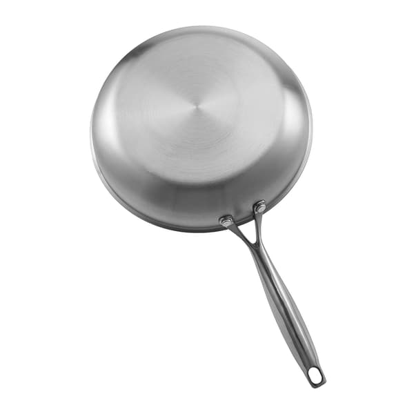 Tri-lags stegepandesæt i rustfrit stål, 20-30 cm, induktionssikker