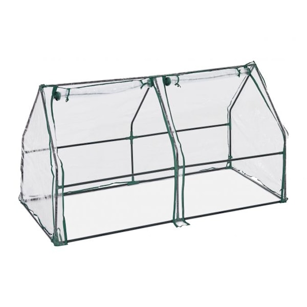 Plast drivhus PVC med 2 døre