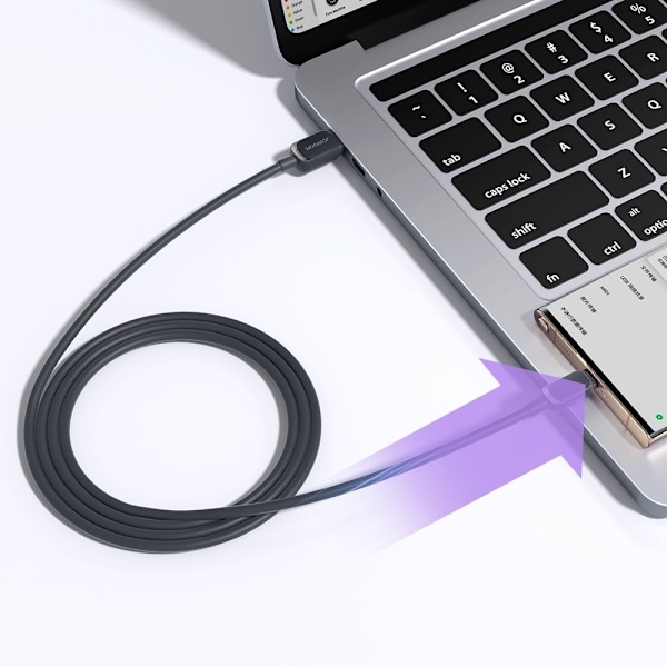 MicroUSB - USB-kaapeli 2.4A 480Mbps 2m musta