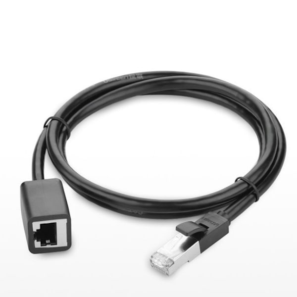 Förlängningskabel för FTP Ethernet partvinnad kabel RJ45 Cat 6 1000 Mbps 5m svart