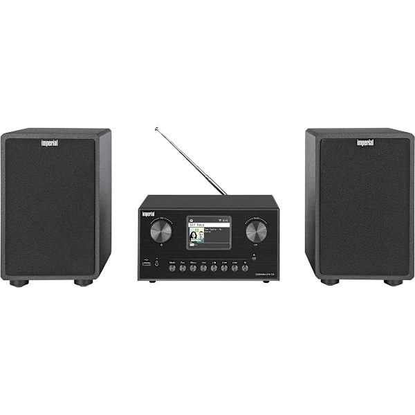 DABMAN i310 CD Hybrid micro Hi-fi System DAB+ / FM / Internet / Bluetooth Svart