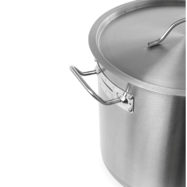 Medium kastrull med lock Budget Line 9 l 250x180 - Hendi 832820