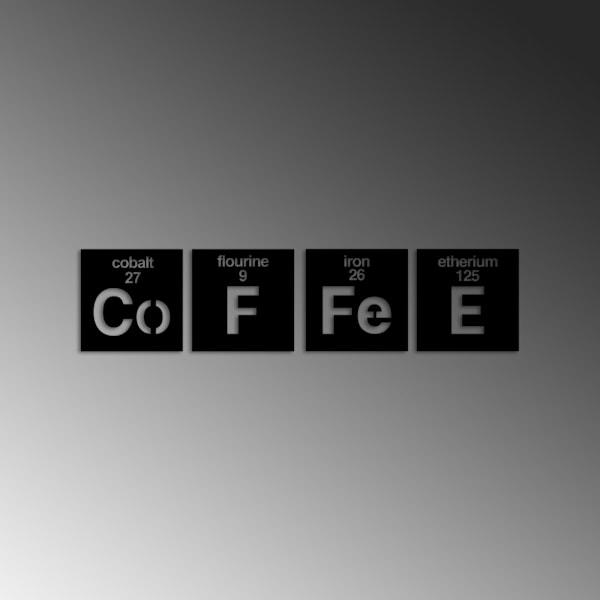 Dekorativt metallväggtillbehör kaffe 13
