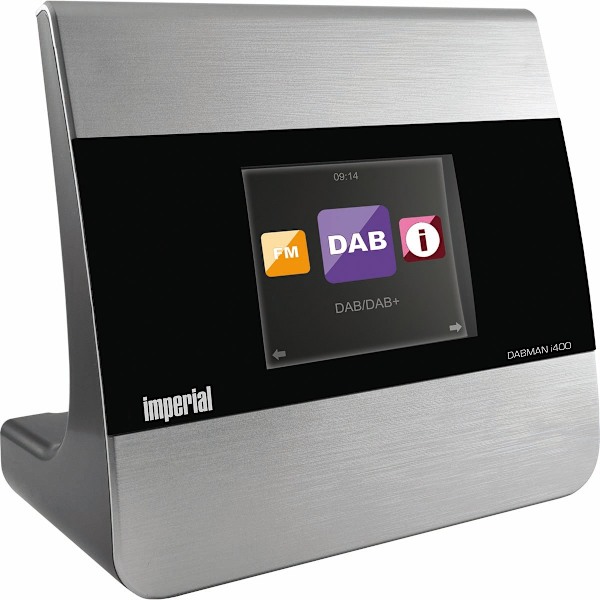 DABMAN i400 Compact Hybrid Radio DAB+ / FM / Internet / Bluetooth Sølv