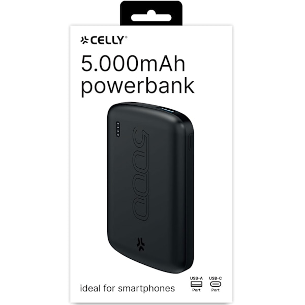 PBE5000EVO PowerBank 10,5W 5000 mAh Sort