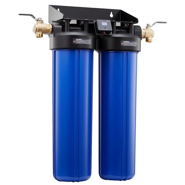 Deioniseret bilvaskfilter, 2x4L harpiks, TDS-måler