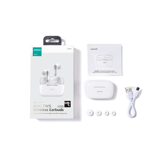 Jbuds JR-BC1 trådløse in-ear hovedtelefoner hvide
