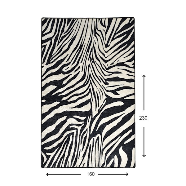 Tæppe (160 x 230) Zebra
